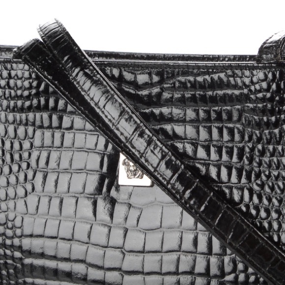 Gianni Versace Vintage Black Crocodile Bag - Picture 4 of 17